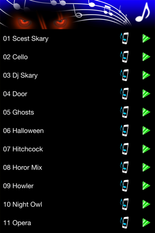 Scary Music Ringtones – Collection of Best Horror Call and Text Sounds for iPhone screenshot 2