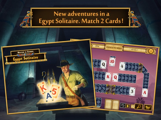 Screenshot #4 pour Egypt Solitaire. Match 2 Cards. Card Game Free