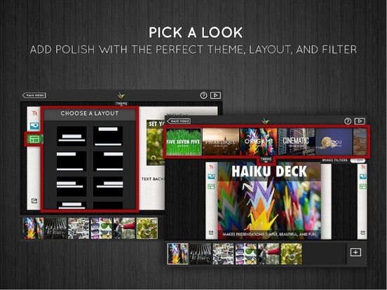 Haiku Deck iPad app afbeelding 3