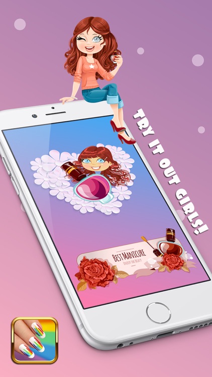 Cute Nail Design for Girls – Virtual Beauty Salon with Pretty Manicure Makeover Ideas