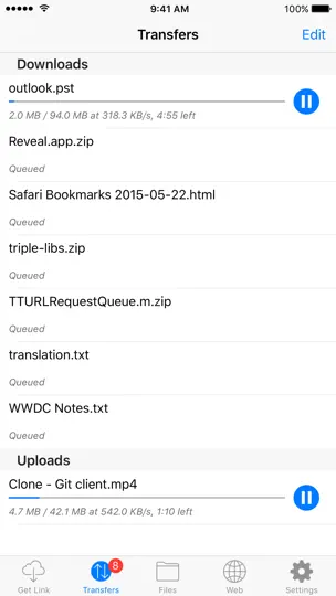 Скриншот Filer Lite на iPhone 2
