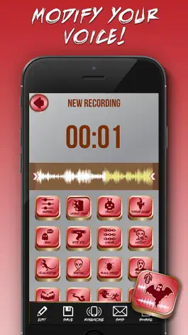 Game screenshot Страшная изменитель голоса 2016 – Запись звука эффекты hack
