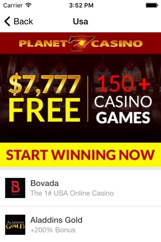 No Deposit Real Money Online Casino - Online Gambling Vegas and Win 777 Jackpot screenshot 3