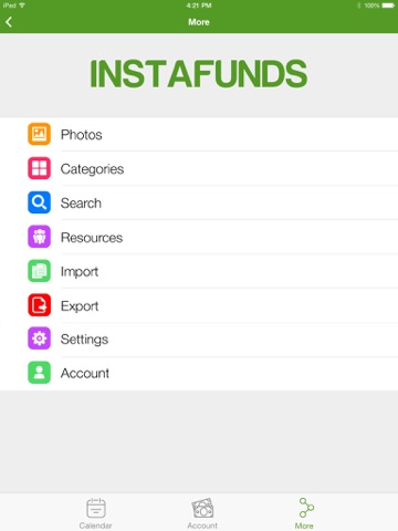 Screenshot #6 pour InstaFunds - Checkbook (Finances, Spending, Accounts + Pic Option)