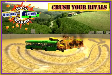 School Bus Demolition Crash Championship - Derby Racing Simulato