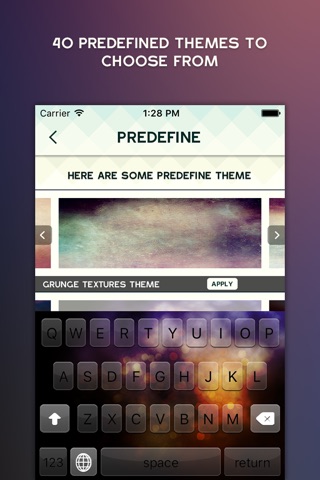 Classy Keyboard Themes - New Designs & Fonts for iPhone & iPod screenshot 2