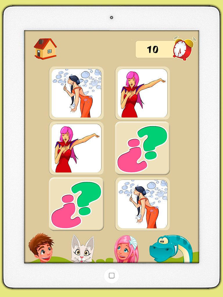 Memory game of top models - Games for brain training for children and adults screenshot 7