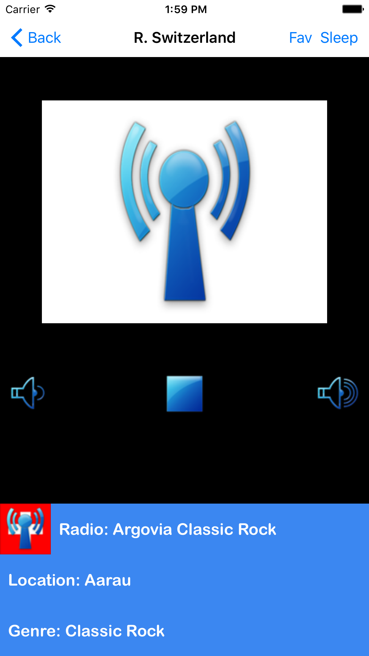 Radio Switzerland (Radio Suisse) screenshot 2