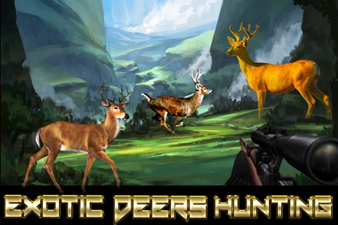 Exotic Deer Hunting Challenge 2016 : Sniper Shooter in Wild forest screenshot 2