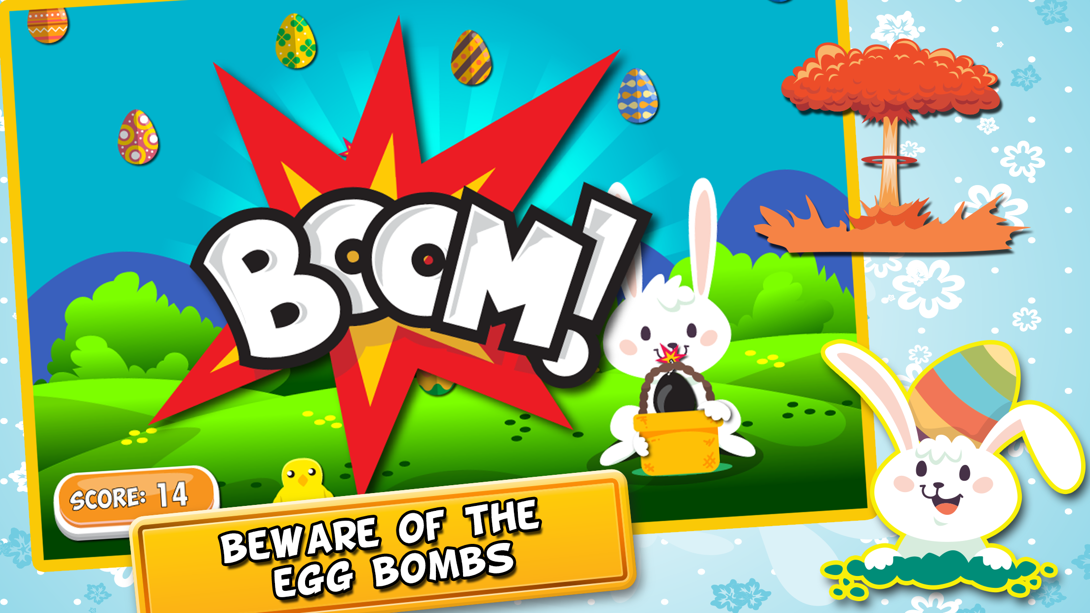 Egg Catcher lite-Play & Earn Score in this Free fun challenge basket game for kids screenshot 5