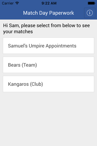 Match Day Paperwork screenshot 2