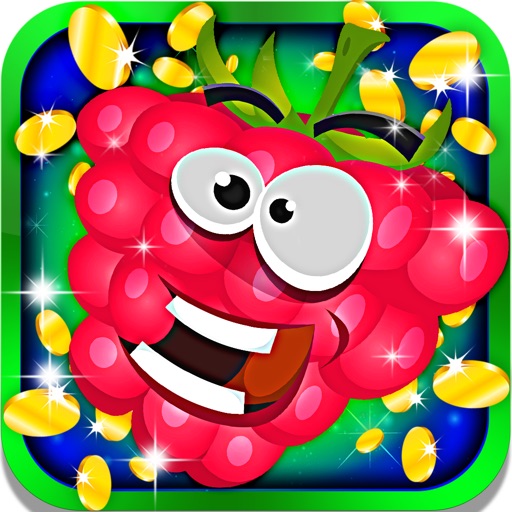 Colorful Magical Slots: Match three red fruits and gain tasty bonuses