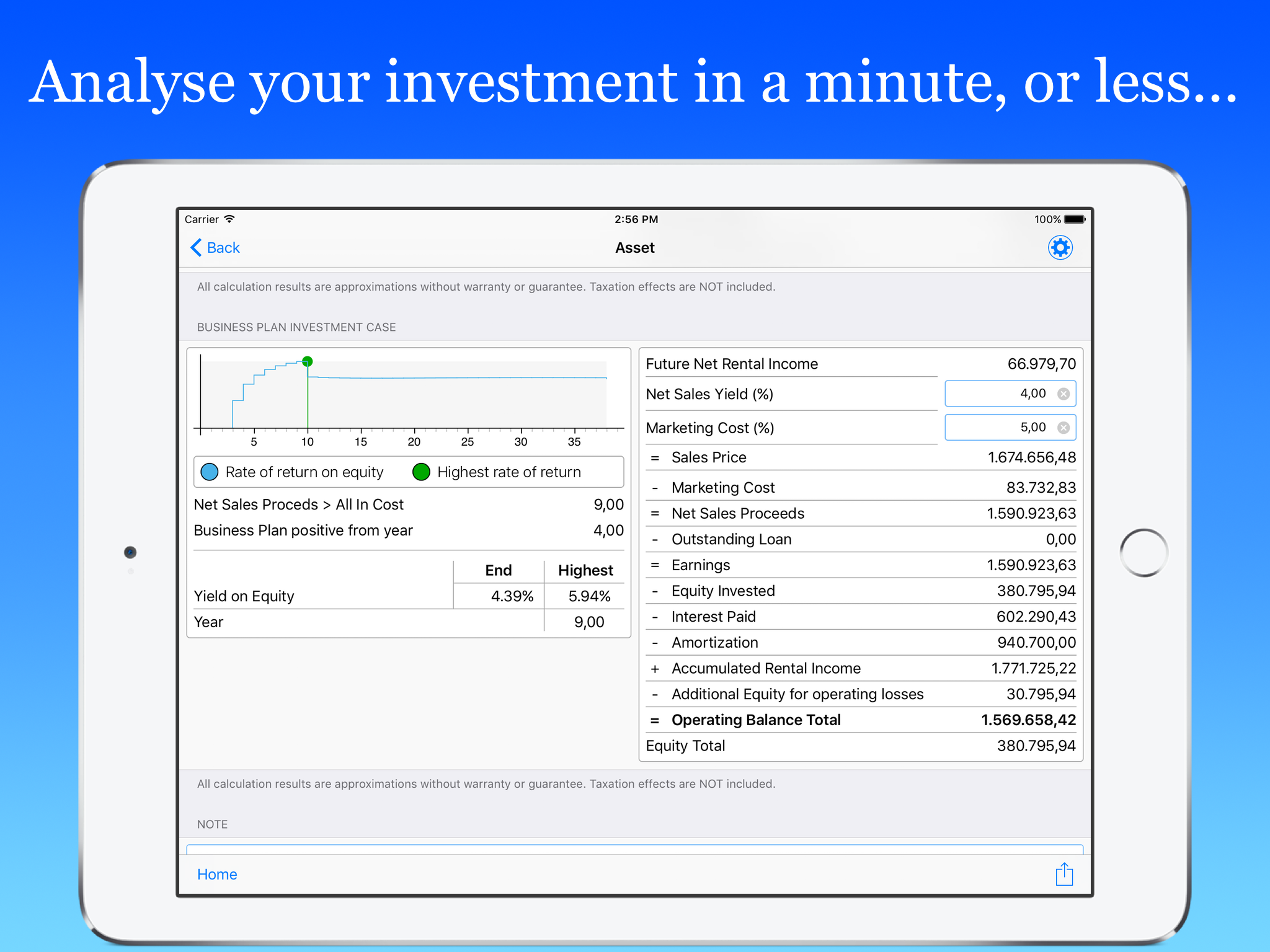 ImmoByte Home Mortgage Calculator helps you compare loan terms, interest rates and more to find the best deal. screenshot 8