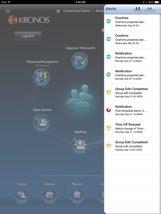 Kronos Workforce Tablet for iSeries