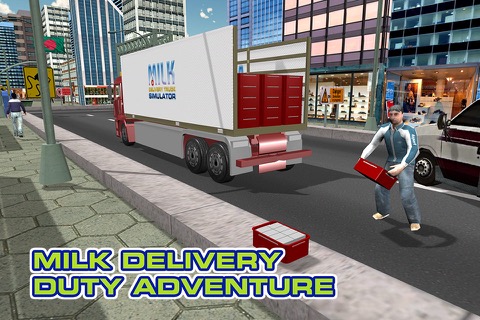 牛乳配達用トラックシミュレーター - 極端なトラック運転手駆動＆駐車ゲームのおすすめ画像3