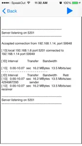 iPerf3 Lite Network Test Tool screenshot #4 for iPhone