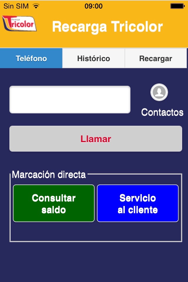 Recarga Tricolor screenshot 2