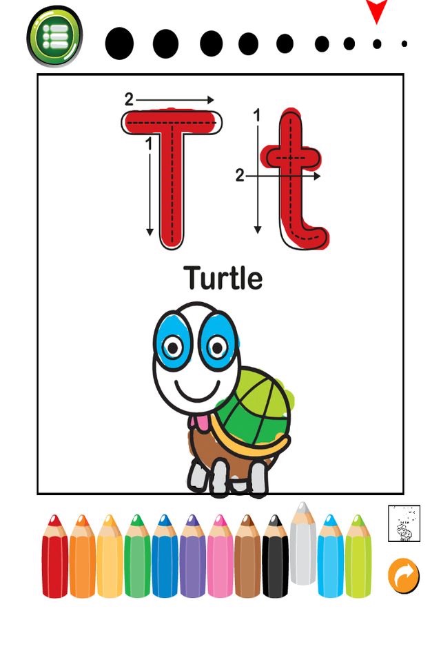ABC Trace And Phonics Coloring Books : English Learning Free For Kids And Toddlers! screenshot 3