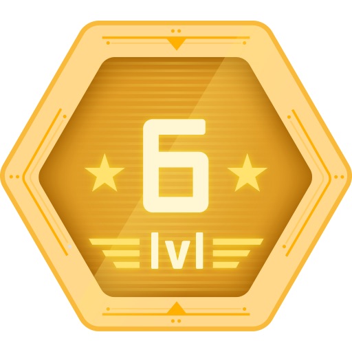 Reached level 6 icon