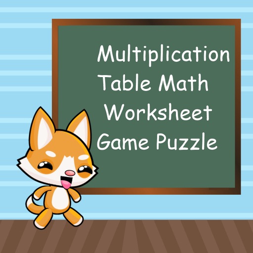 Multiplication Table Math Worksheets Icon