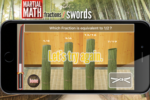 MartialMath:fractions screenshot 3