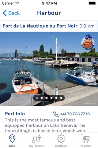 Marina guide - Lake Geneva screenshot 2