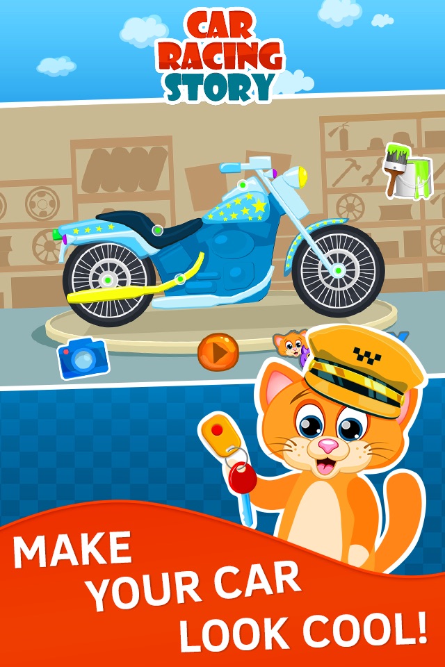 Car Racing for Toddlers and Kids under 6 Free with Animals screenshot 4