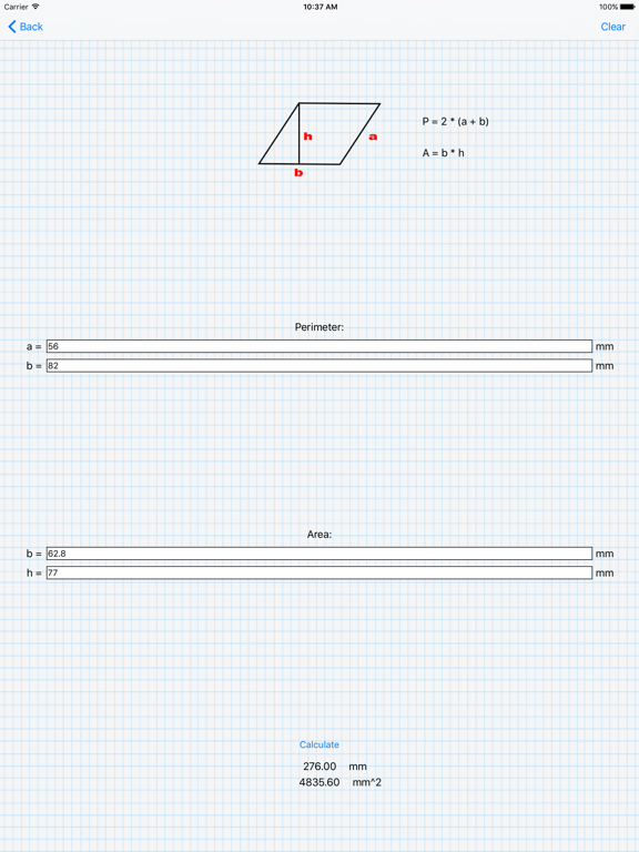 Screenshot #5 pour GeometryCalc