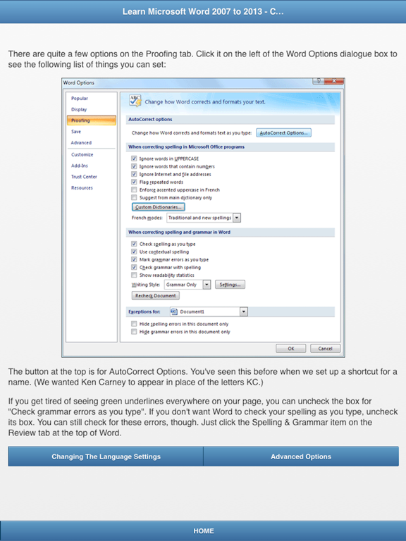 Tutorial for Microsoft Word - Best Free Guide For Students As Well As For Professionals From Beginners to Advanced Level Examples iPad screenshot 4 - Reference app