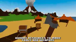 Game screenshot Pixel Volcano Island Survival Simulator 3D apk