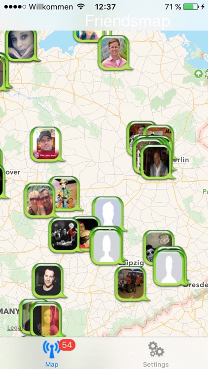 Friendsmap - find new friends in your location