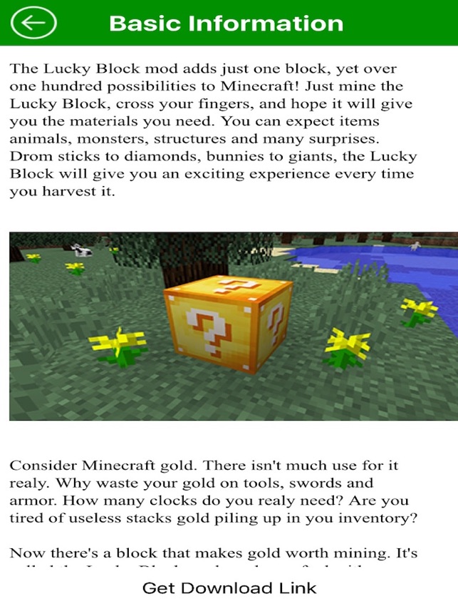 New Lucky Block Mod for Minecraft Game Free by Priti Mehta