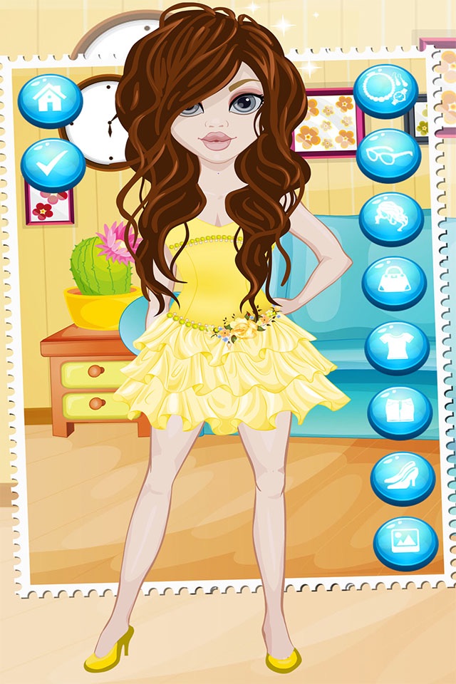 Dress Up Games For Girls & Kids Free - Fun Beauty Salon With Fashion Spa Makeover Make Up 2 screenshot 2