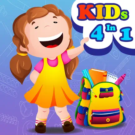 4 In 1 Kids Games Fun Learning - Coloring Book, Jigsaw Puzzles, Memory Matching, and Connect Dots Читы