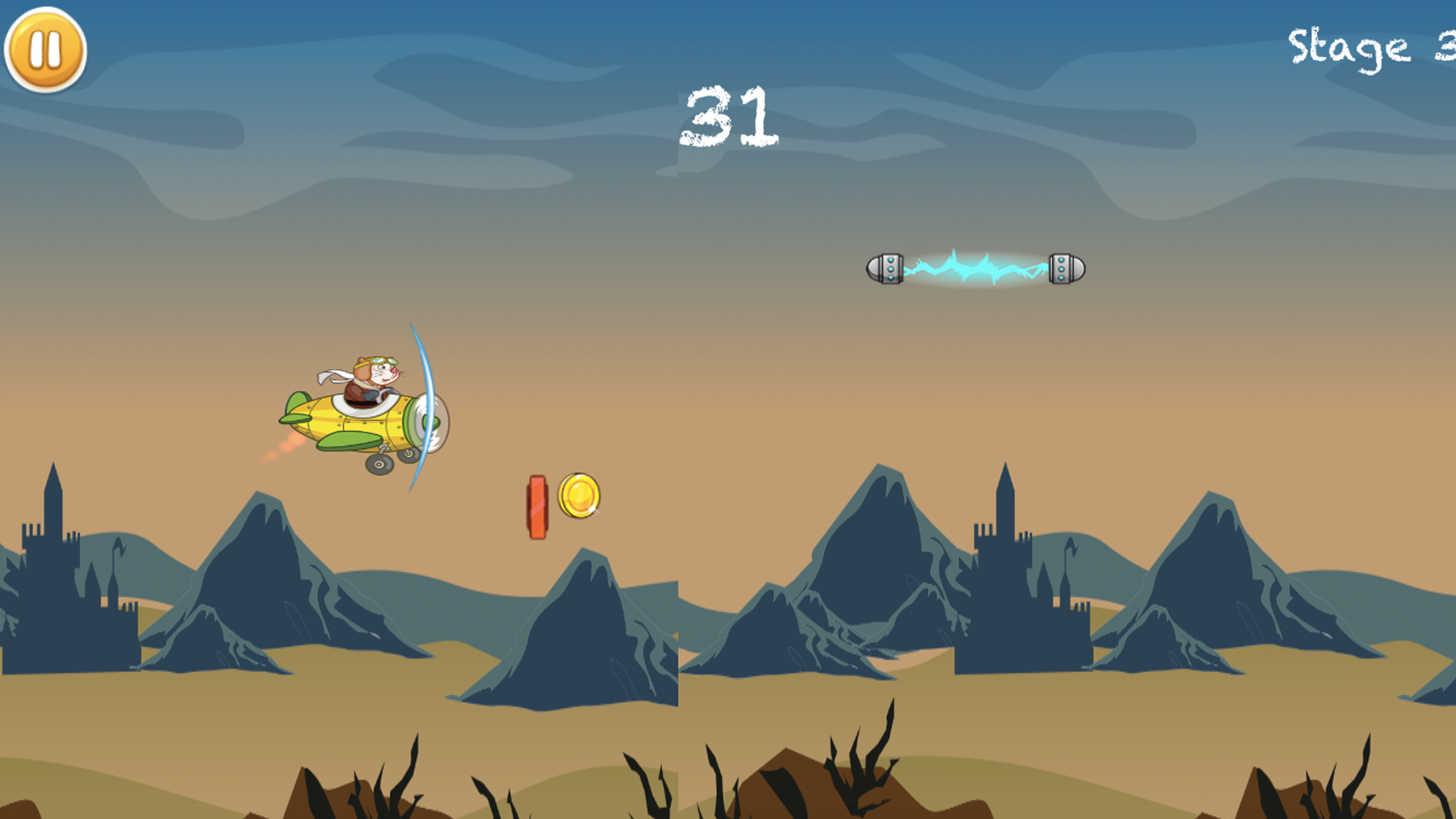 Hero Cat Flying - The Funny Jetpack Adventure Game screenshot 4
