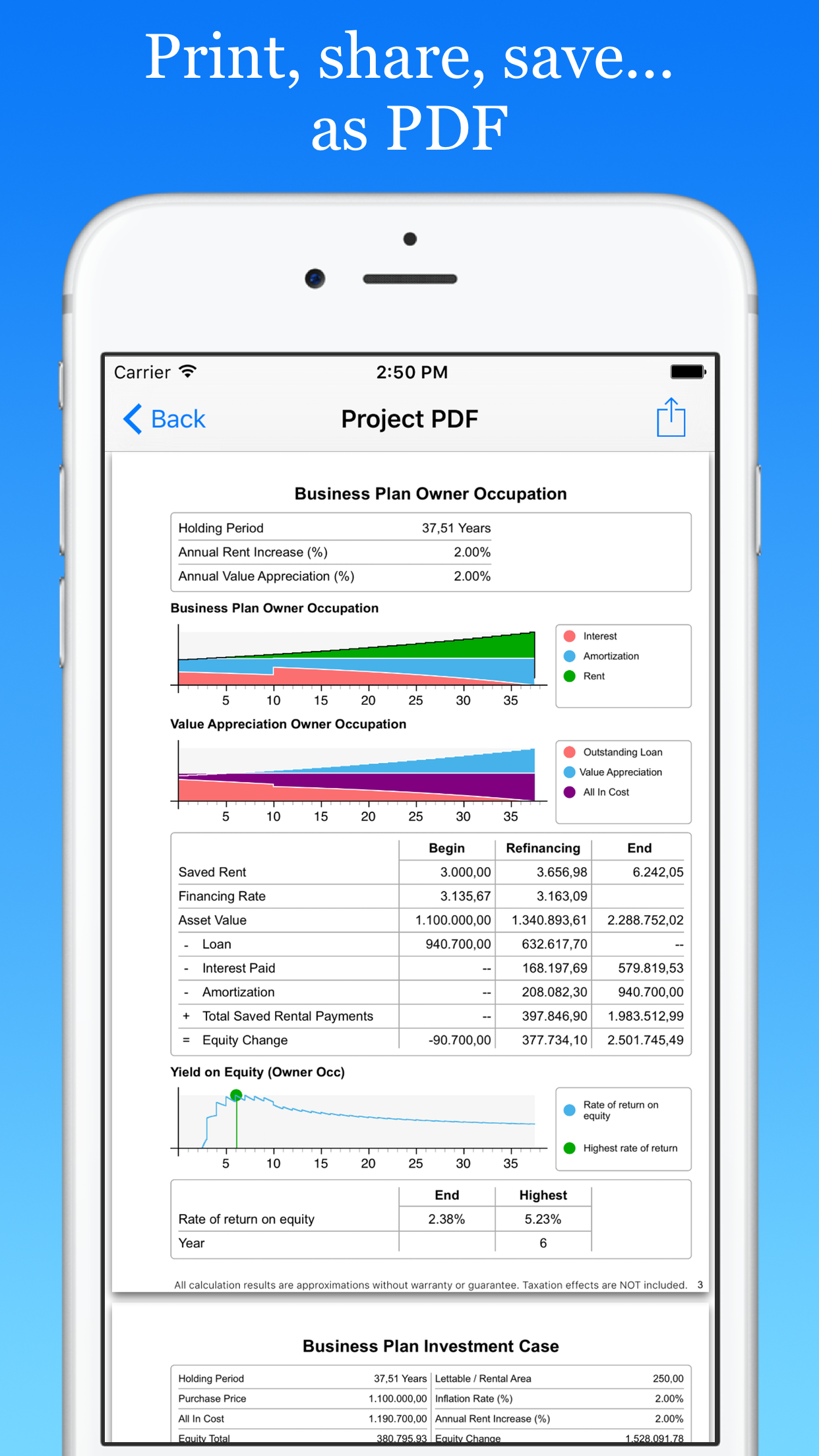 ImmoByte Home Mortgage Calculator helps you compare loan terms, interest rates and more to find the best deal. screenshot 4