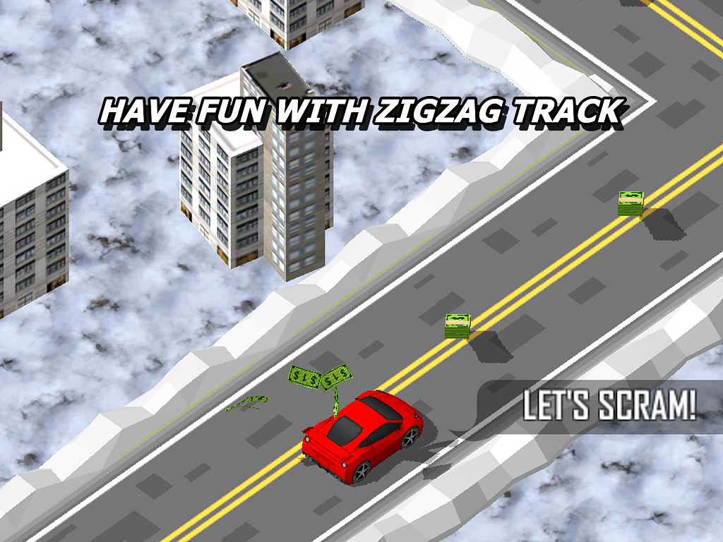 3D Zig-Zag Stunt Cars -  Fast lane with Highway Traffic Racer