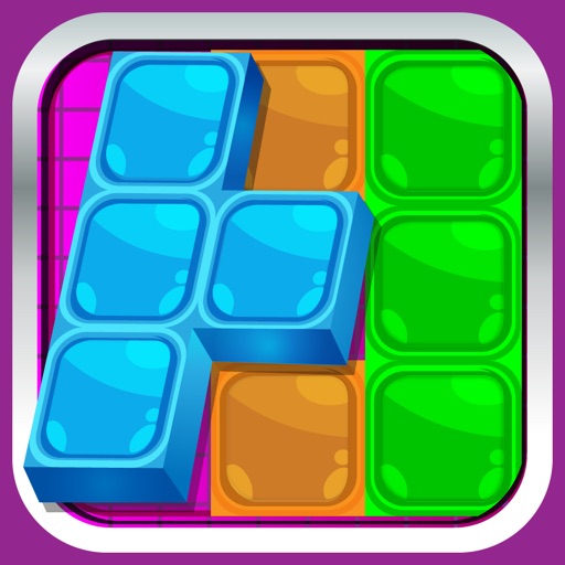 Sliding Block Puzzle – Best Logic Board Game with Colorful Tangram Blocks icon