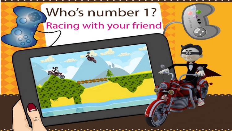 Moto racer bike ride