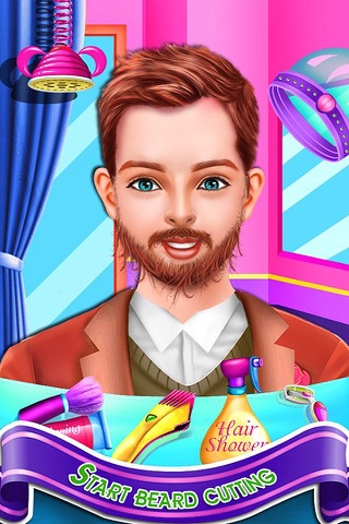 Crazy Beard Shave Salon - Celebrity Makeover Free Mustache Booth for Kids screenshot 2