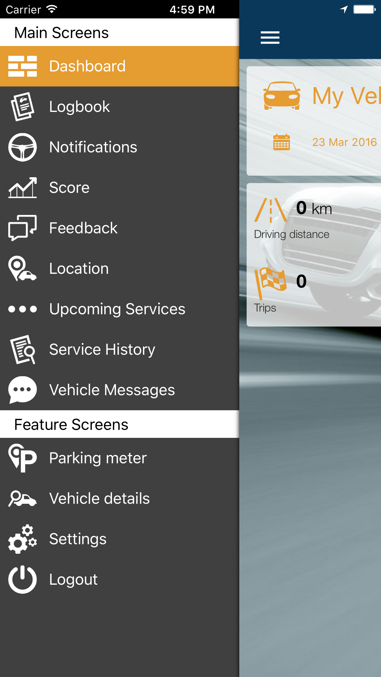 Connected Car screenshot 3