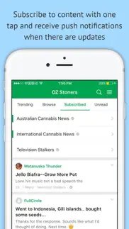 oz stoners cannabis community iPhone Captures Décran 4