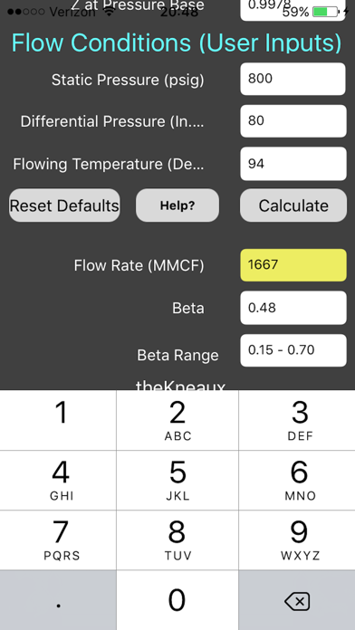 Screenshot #2 pour Gas Volume Calc