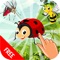 This is a game for studying English vocabulary about insects by learning through simple puzzle game which kids ,toddlers and preschoolers can play 