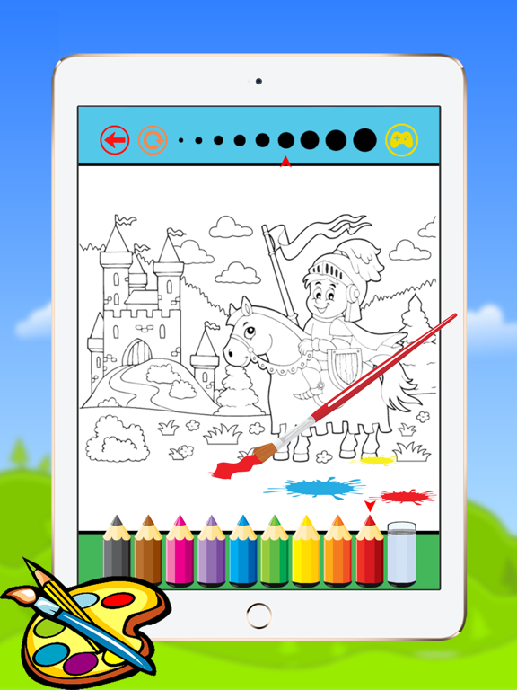 プリンセス城のぬりえは - 子供の無料ゲームのためのドローイングのおすすめ画像4