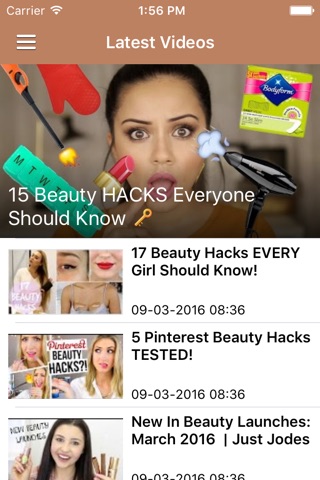 Makeup Tutorials Pro screenshot 2