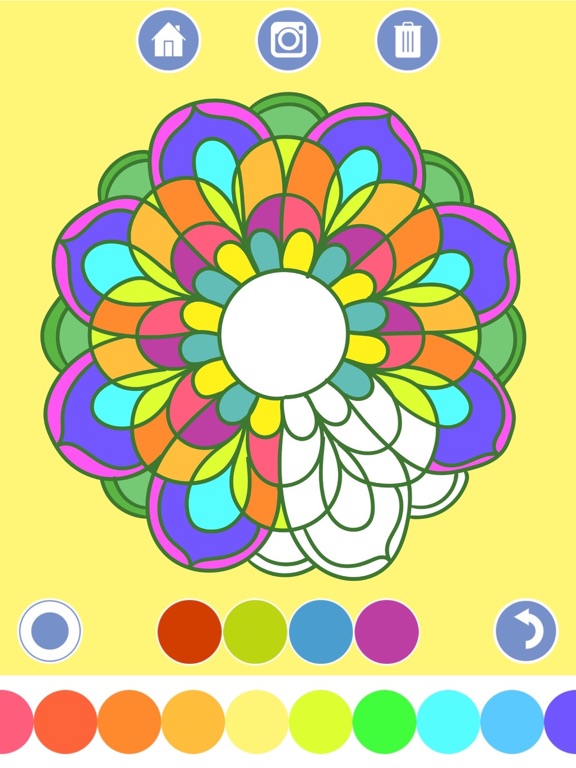 My Coloring Book - Mandala, Tribal, animals and classic ornaments iPad screenshot