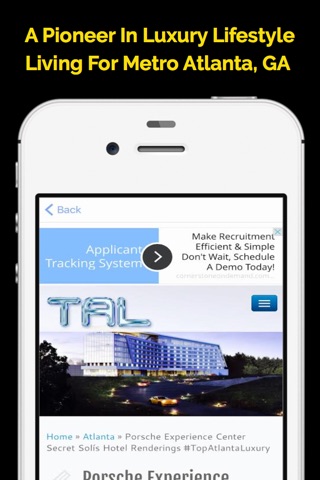 Top Atlanta Luxury: Atlanta GA Lifestyle by TopAtlantaLuxury.com screenshot 4