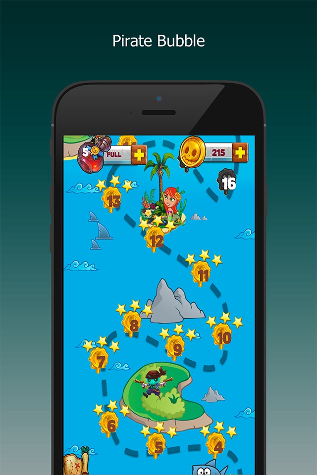 Pirate Bubble Ball Candy Shoot Match 3 Free Game screenshot 3