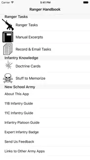 army ranger handbook and training guide iphone screenshot 1